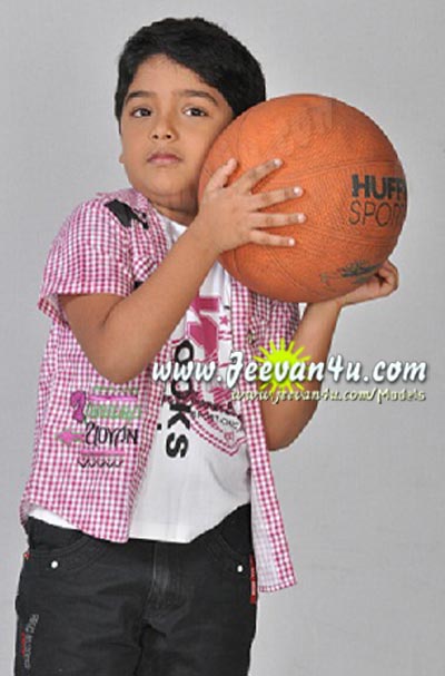 J Karthik child modelling in chennai